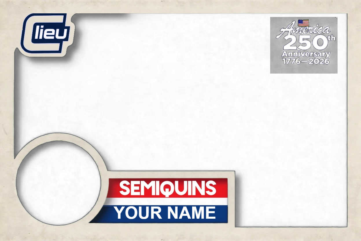 Clieu SemiQuins - America's 250th Anniversary Celebration Card